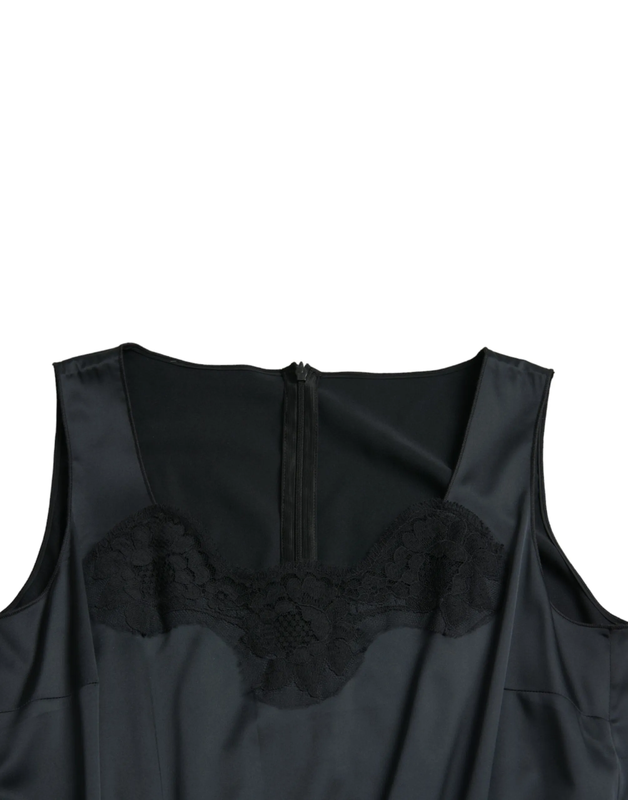 Polyester Lace Trim Sheath Midi Women's Dress - Dolce & Gabbana - Modalova