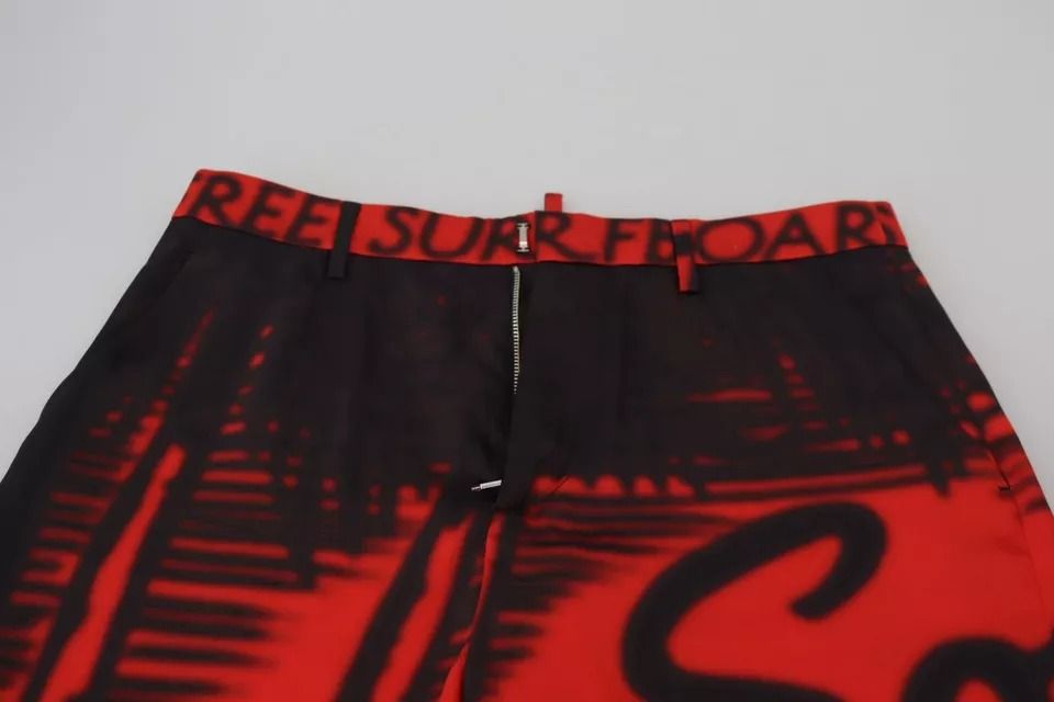 Printed High Waist Straight Women's Pants (Pre-Owned) - Dsquared² - Modalova