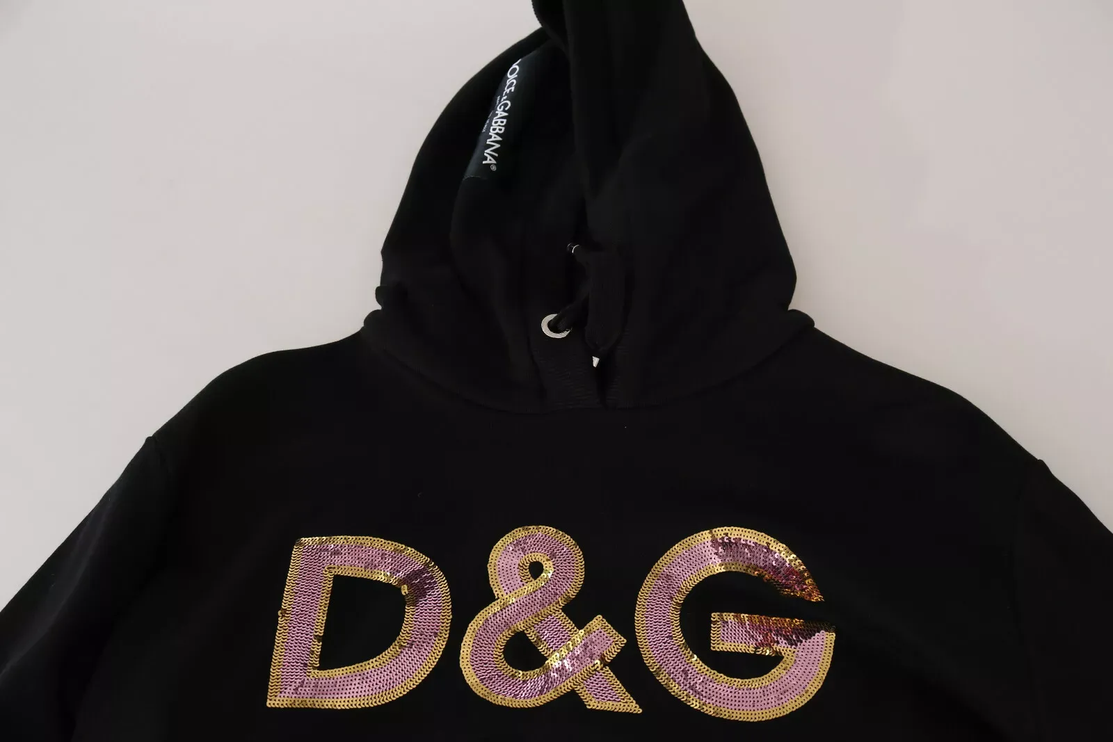 DG Sequined Hooded Pullover Women's Sweater (Pre-Owned) - Dolce & Gabbana - Modalova