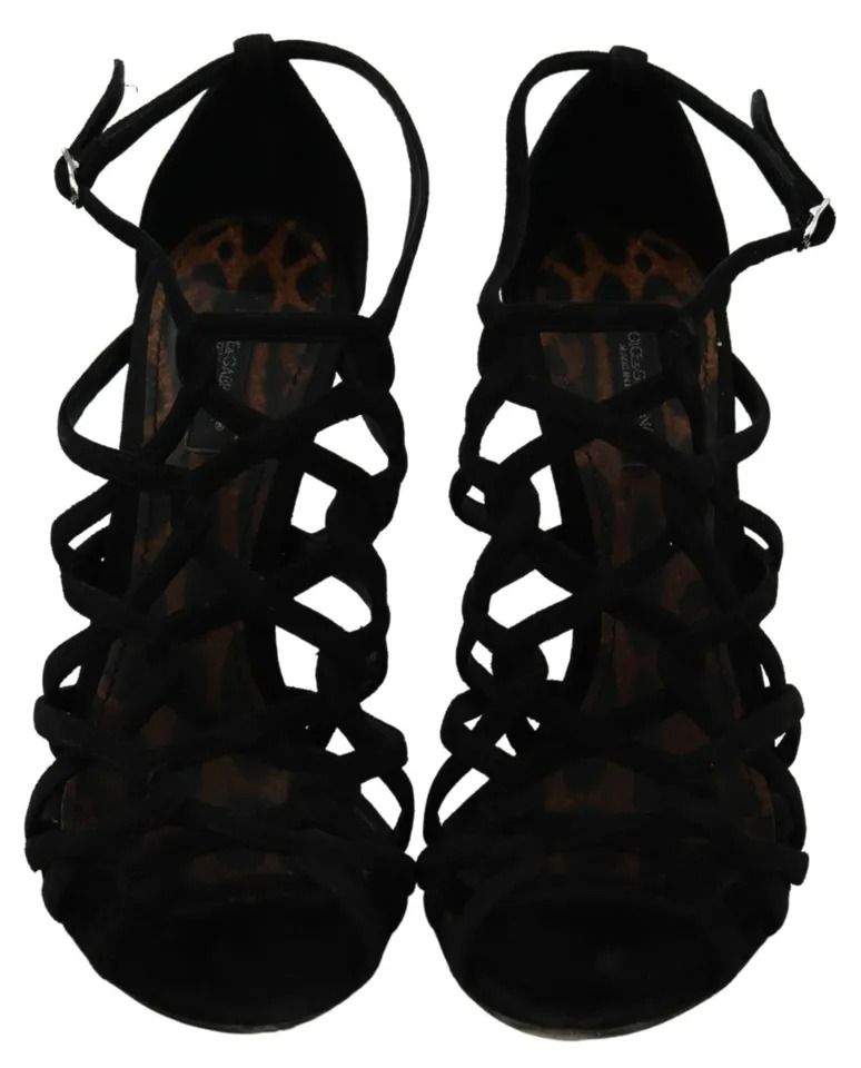 Suede Ankle Strap Stiletto Women's Shoes (Pre-Owned) - Dolce & Gabbana - Modalova