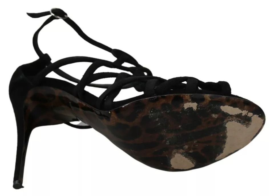 Suede Ankle Strap Stiletto Women's Shoes (Pre-Owned) - Dolce & Gabbana - Modalova