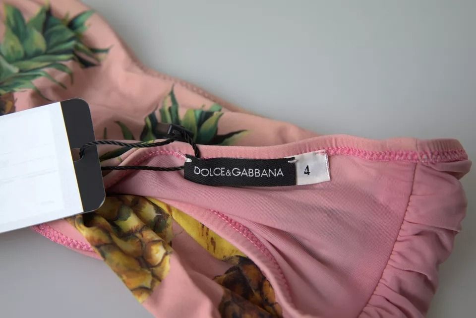 Printed Beachwear Bikini Top Women's Swimsuit (Pre-Owned) - Dolce & Gabbana - Modalova