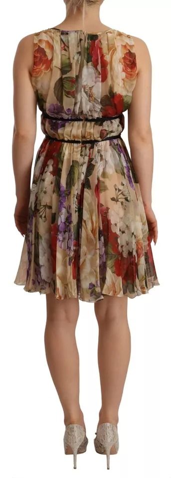 Floral Sleeveless Round Neck Mini Women's Dress (Pre-Owned) - Dolce & Gabbana - Modalova
