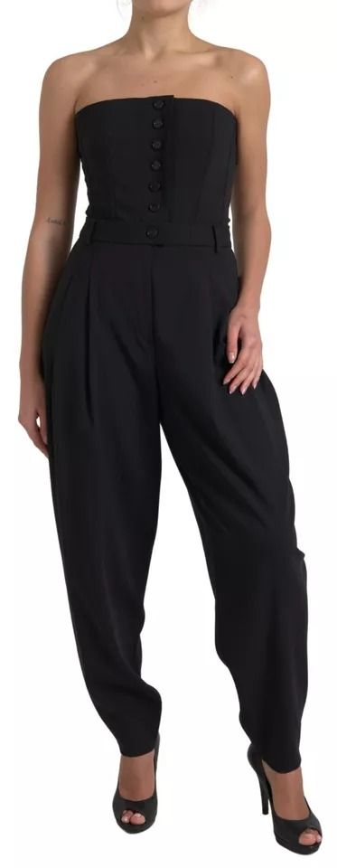 Wool Stretch Strapless Jumpsuit Women's Dress (Pre-Owned) - Dolce & Gabbana - Modalova