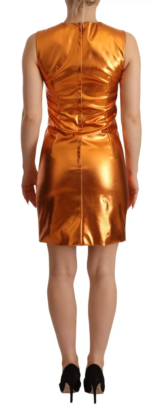 Metallic Sleeveless Sheath Women's Dress (Pre-Owned) - Dolce & Gabbana - Modalova