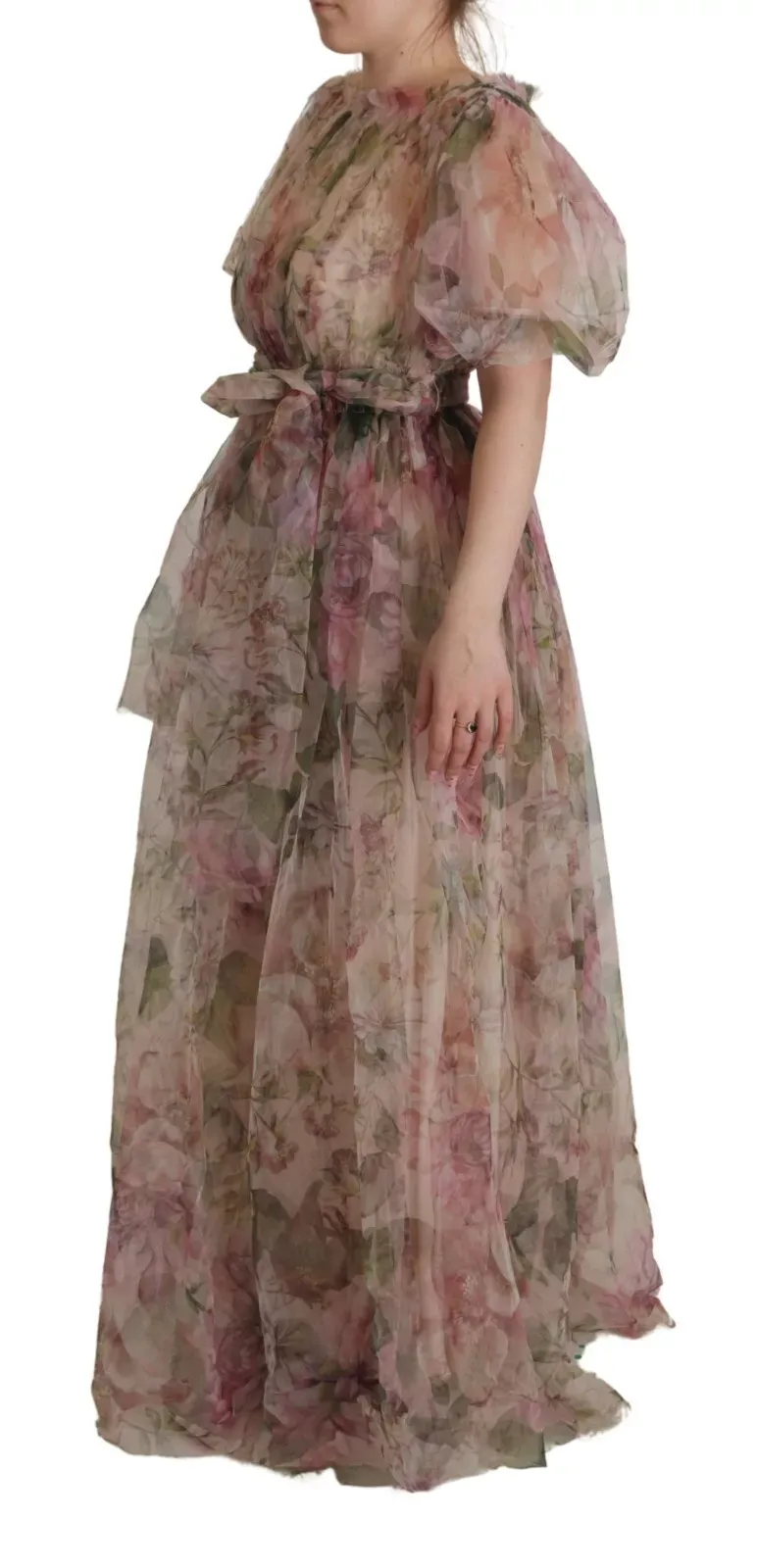 Floral Print Long Maxi Gown Women's Dress (Pre-Owned) - Dolce & Gabbana - Modalova