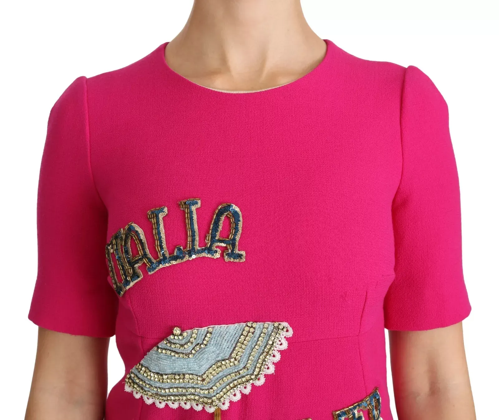 Italia Forever Crystal Sheath Women's Dress (Pre-Owned) - Dolce & Gabbana - Modalova
