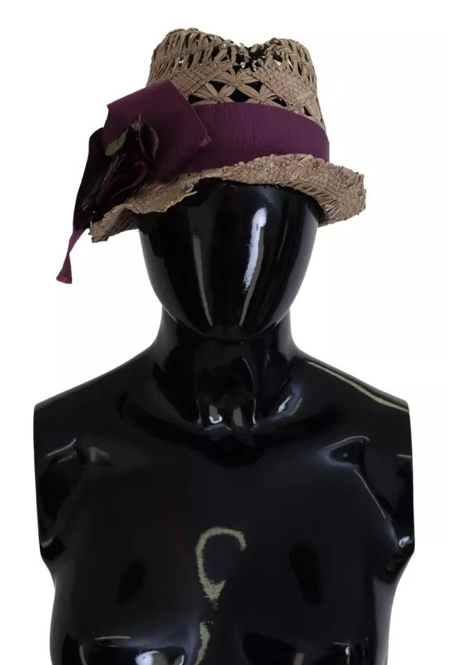 Ribbon Floral Embellished Straw Women's Hat (Pre-Owned) - Dolce & Gabbana - Modalova