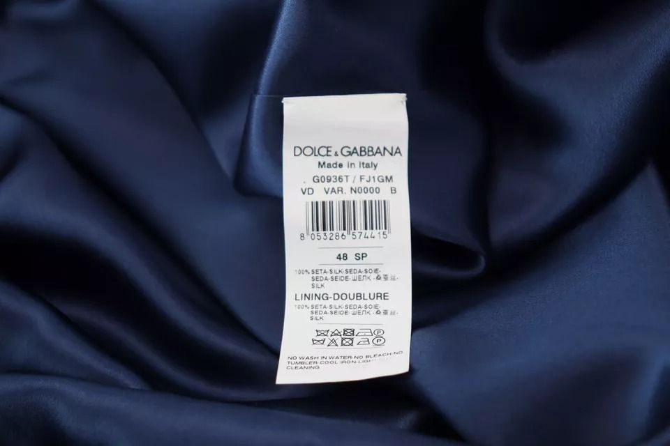Satin Silk Waist Belt Robe Men's Jacket (Pre-Owned) - Dolce & Gabbana - Modalova
