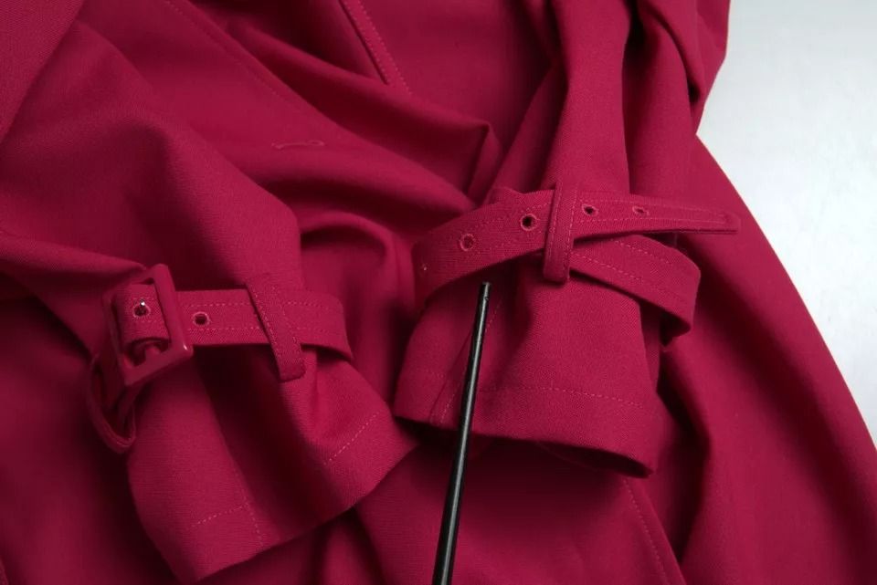 Dark Double Breasted Trench Coat Women's Jacket (Pre-Owned) - Dolce & Gabbana - Modalova