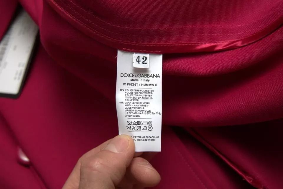 Dark Double Breasted Trench Coat Women's Jacket (Pre-Owned) - Dolce & Gabbana - Modalova
