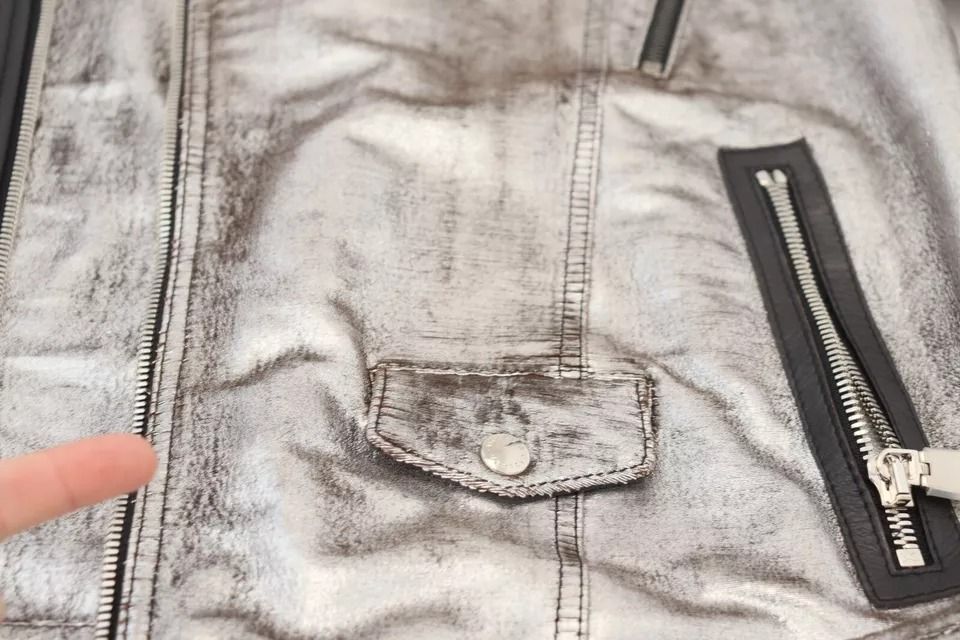 Leather Biker Coat Lambskin Men's Jacket (Pre-Owned) - Dolce & Gabbana - Modalova