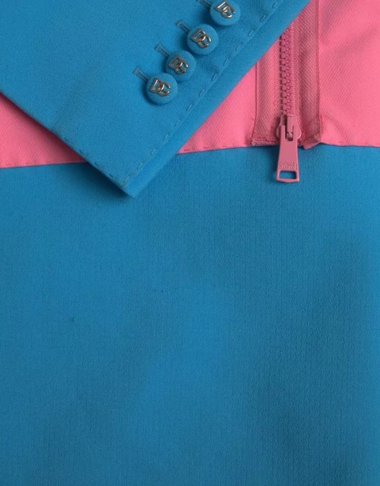 Patchwork Peak Lapel Coat Women's Jacket (Pre-Owned) - Dolce & Gabbana - Modalova