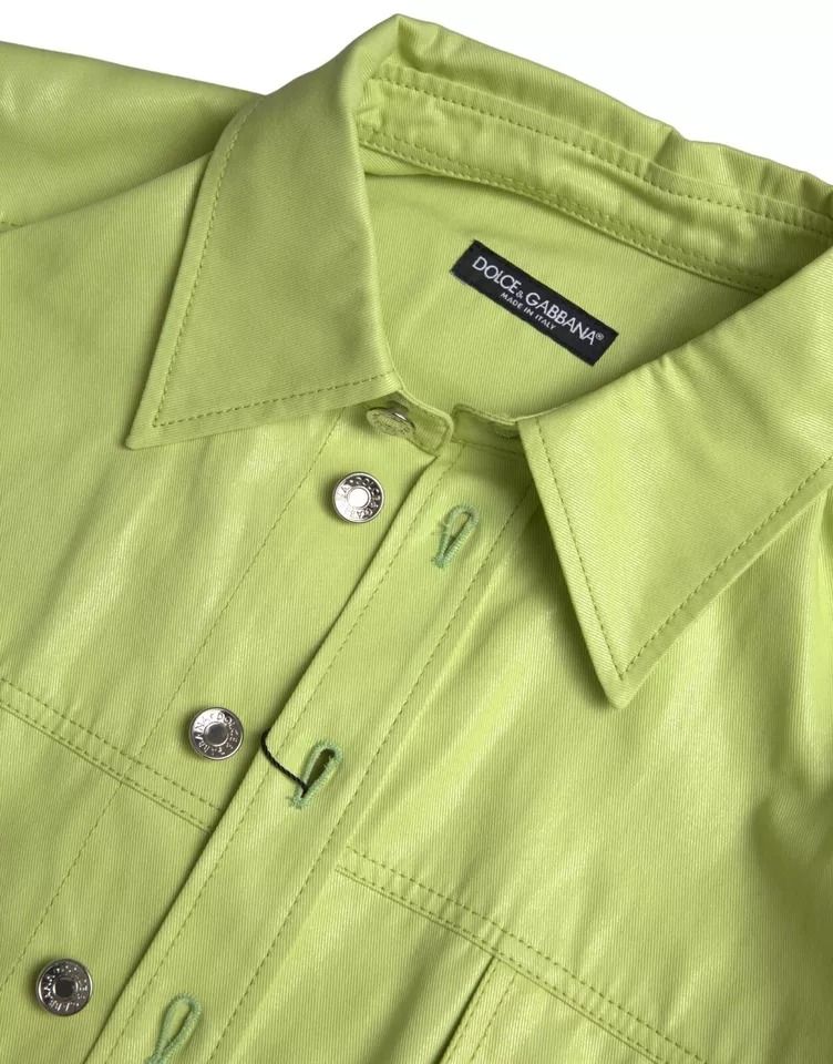 Cotton Collared Casual Button Down Men's Shirt (Pre-Owned) - Dolce & Gabbana - Modalova