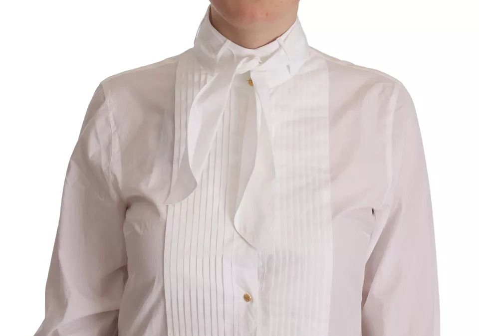 Cotton Collared Long Sleeves Formal Shirt Women's Top (Pre-Owned) - Dolce & Gabbana - Modalova