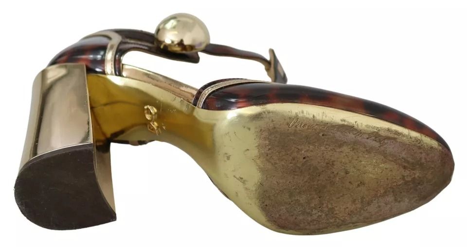 Leopard T-strap Pumps Sandals Women's Shoes (Pre-Owned) - Dolce & Gabbana - Modalova