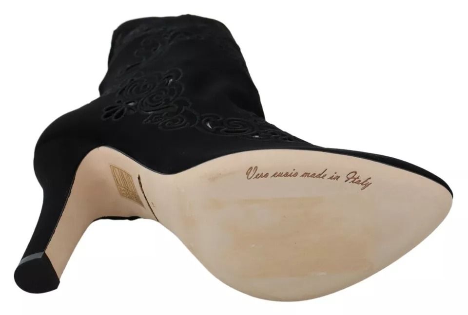 Stretch Pumps Boots Floral Lace Women's Shoes (Pre-Owned) - Dolce & Gabbana - Modalova