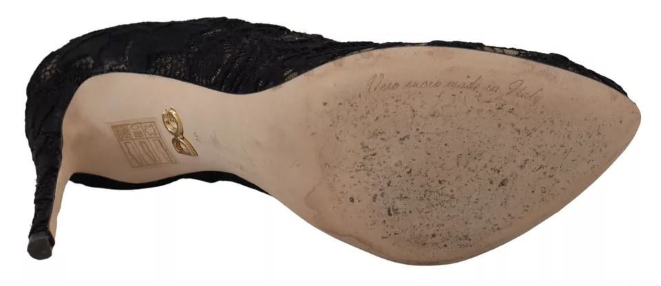 Stretch Socks Taormina Lace Boots Women's Shoes (Pre-Owned) - Dolce & Gabbana - Modalova