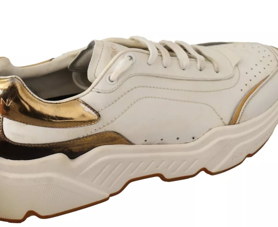 Gold Leather Sport DAYMASTER Sneakers Men's Shoes (Pre-Owned) - Dolce & Gabbana - Modalova