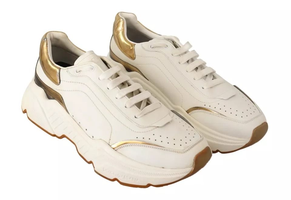 Gold Leather Sport DAYMASTER Sneakers Men's Shoes (Pre-Owned) - Dolce & Gabbana - Modalova