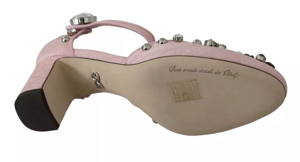 Brocade Crystal Lily Ankle Strap Women's Shoes (Pre-Owned) - Dolce & Gabbana - Modalova