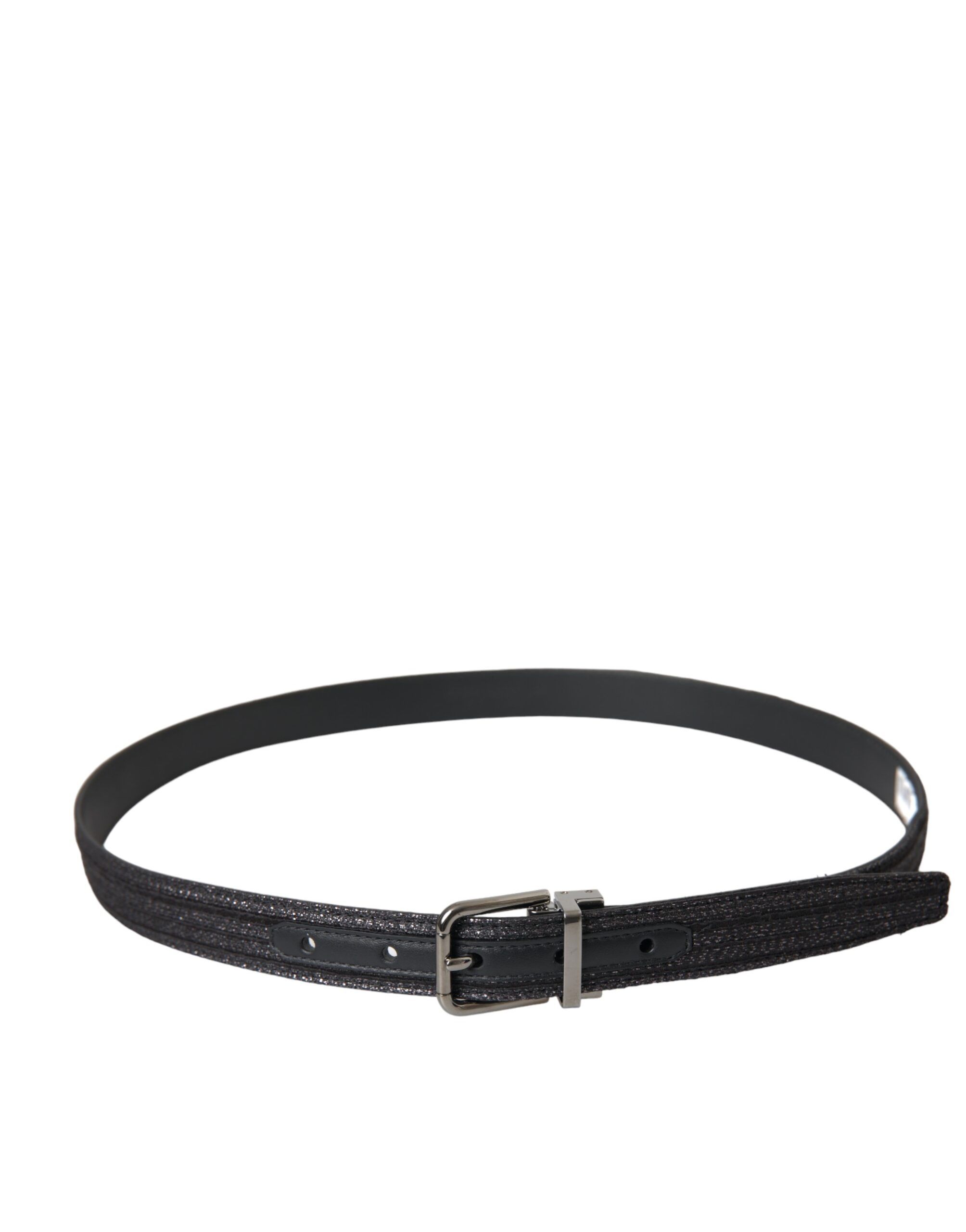 Jacquard Stripes Silver Metal Buckle Men's Belt - Dolce & Gabbana - Modalova