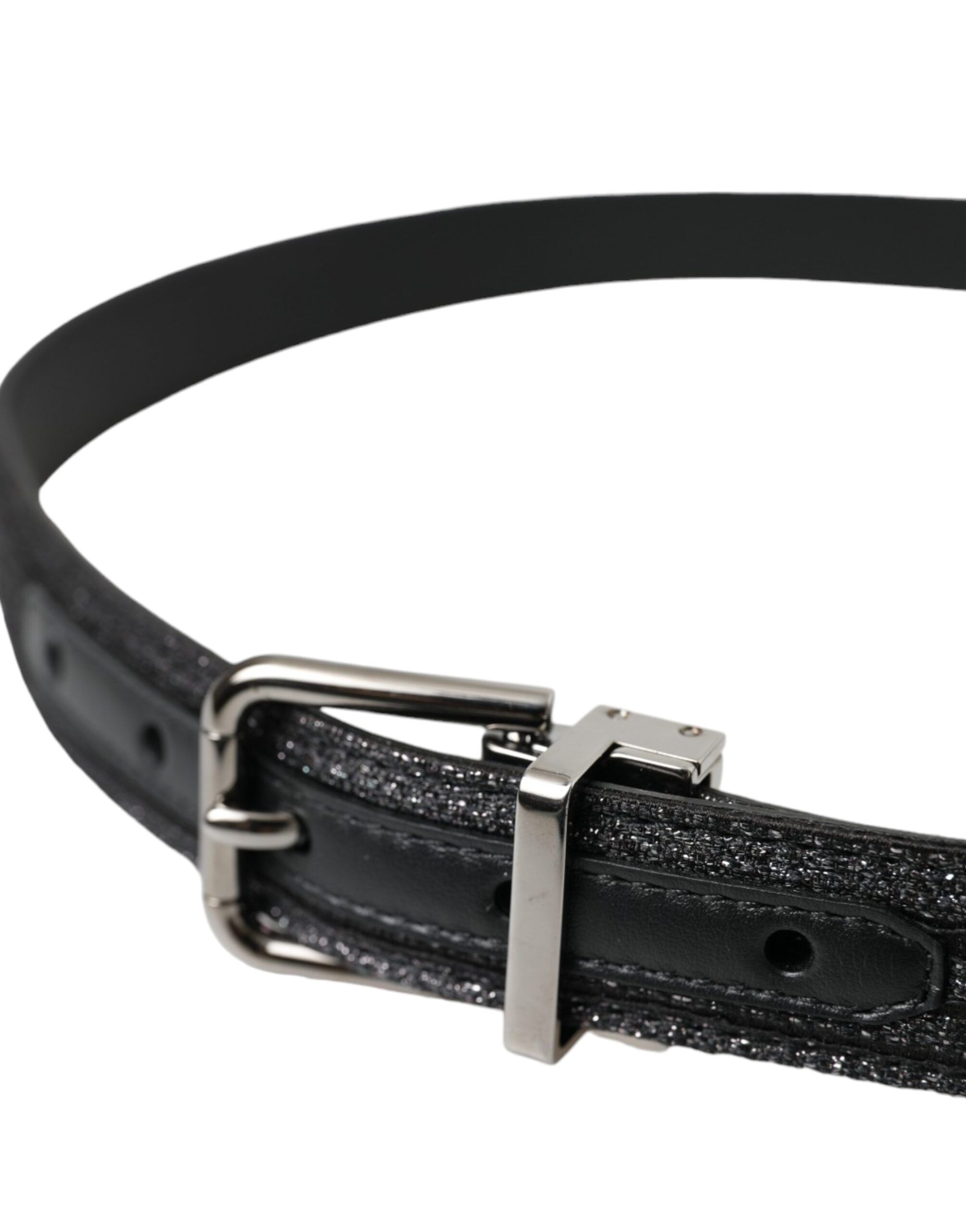 Jacquard Stripes Silver Metal Buckle Men's Belt - Dolce & Gabbana - Modalova