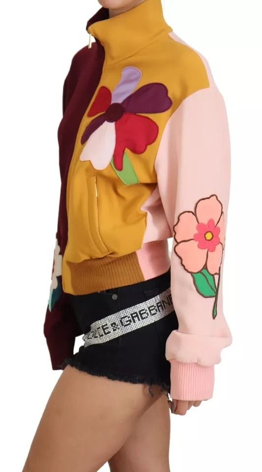 Floral Viscose Full Zip Women's Sweater (Pre-Owned) - Dolce & Gabbana - Modalova