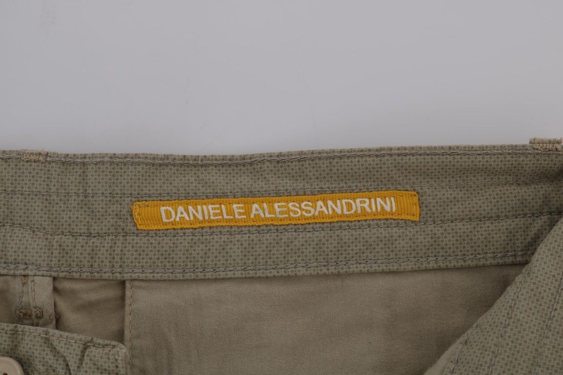 Cotton Stretch Slim Fit Men's Chinos - Daniele Alessandrini - Modalova