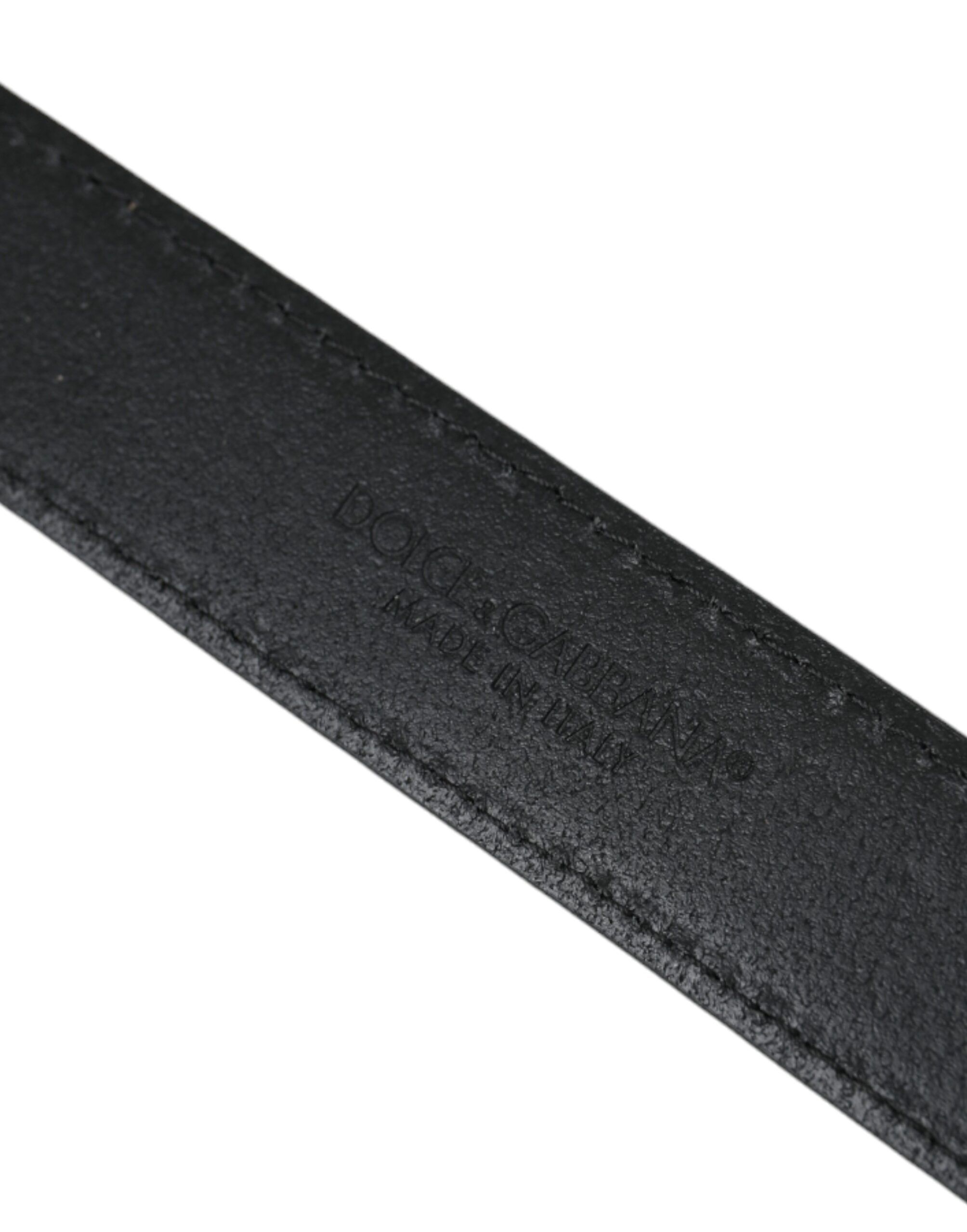 Suede Leather Silver Buckle Belt Men's Men - Dolce & Gabbana - Modalova