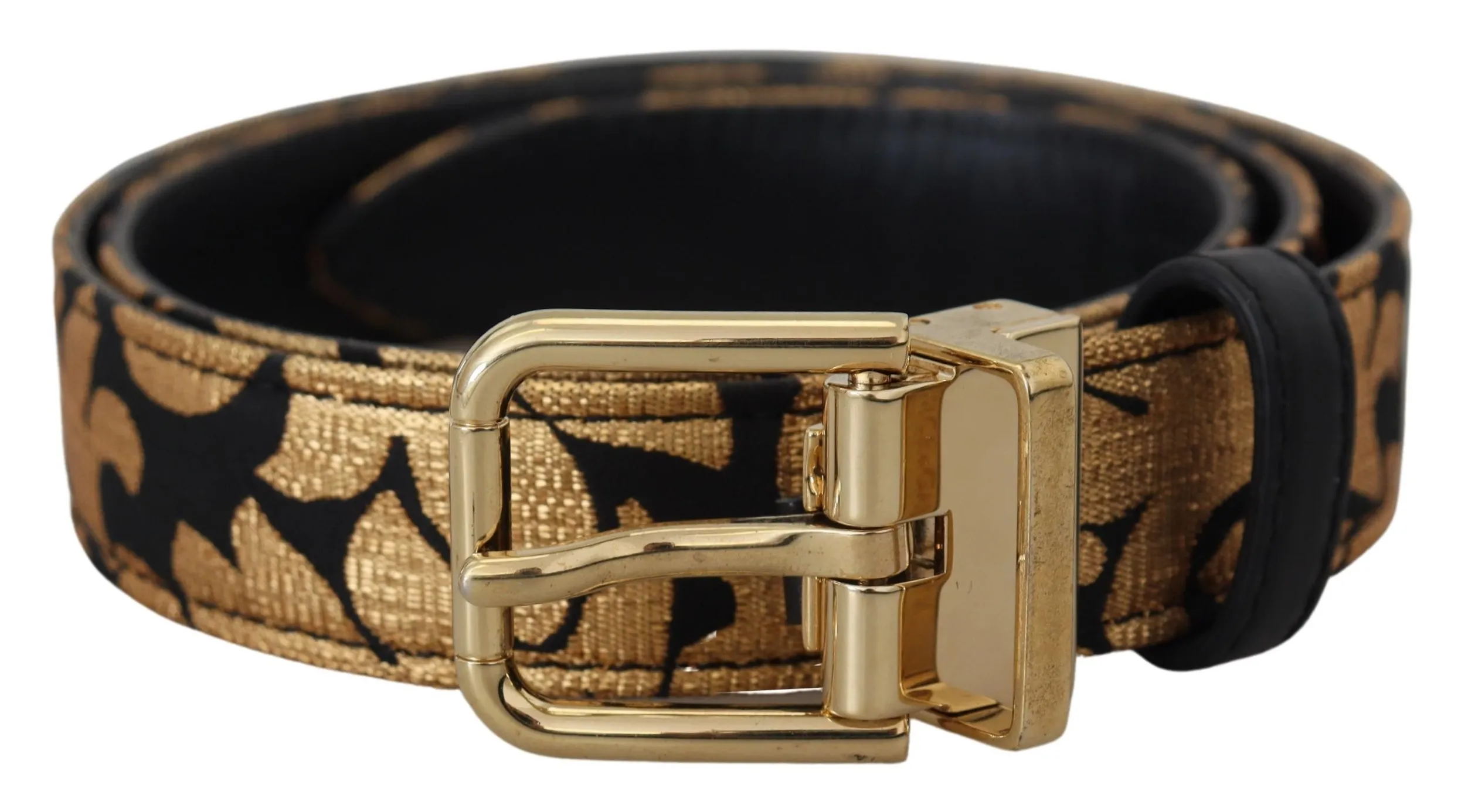 Jacquard Leather Logo Buckle Women's Belt - Dolce & Gabbana - Modalova