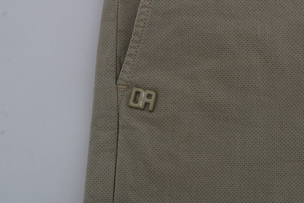 Cotton Stretch Slim Fit Men's Chinos - Daniele Alessandrini - Modalova