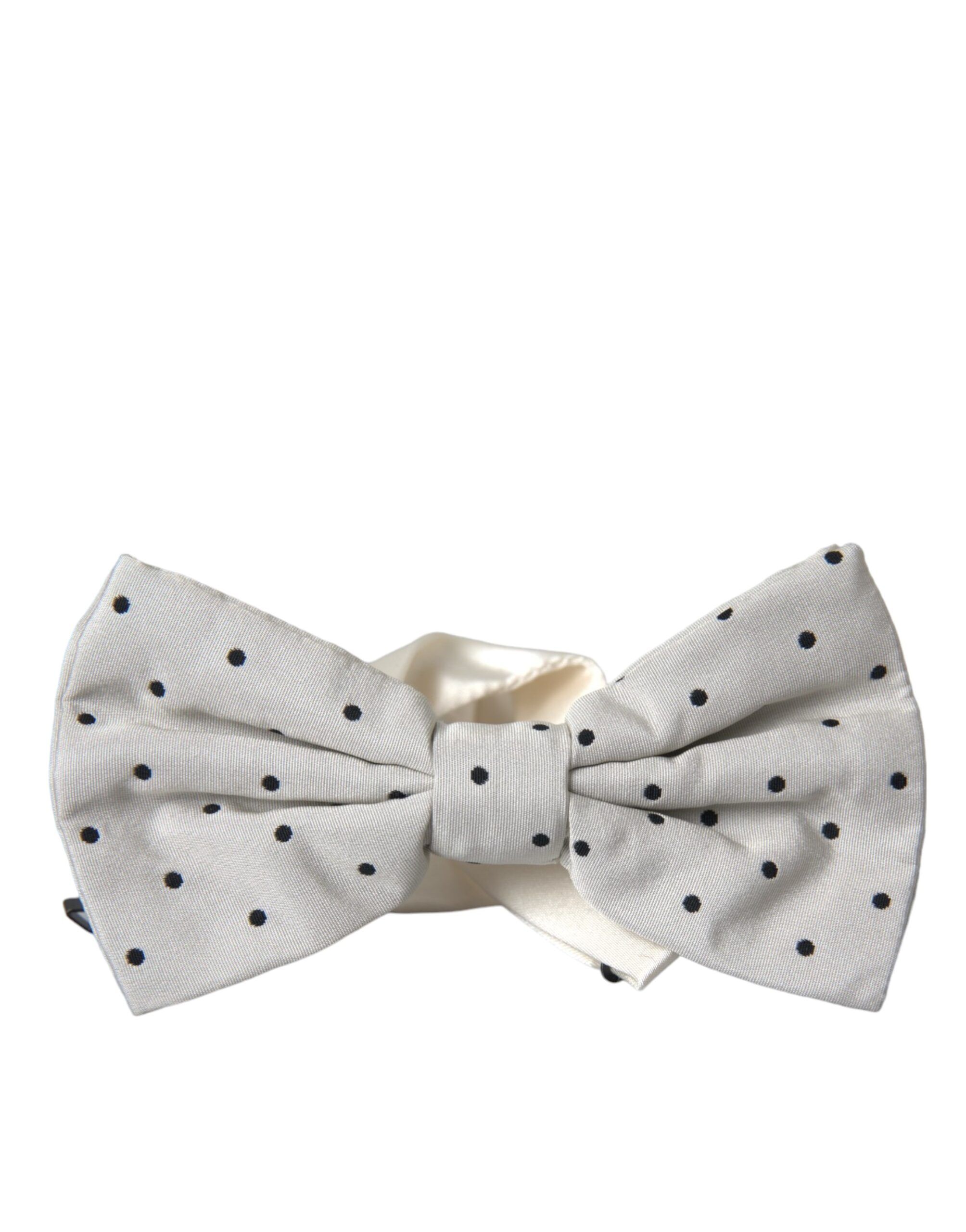 Black Polka Dot Polyester Bow Tie Men's Men - Dolce & Gabbana - Modalova