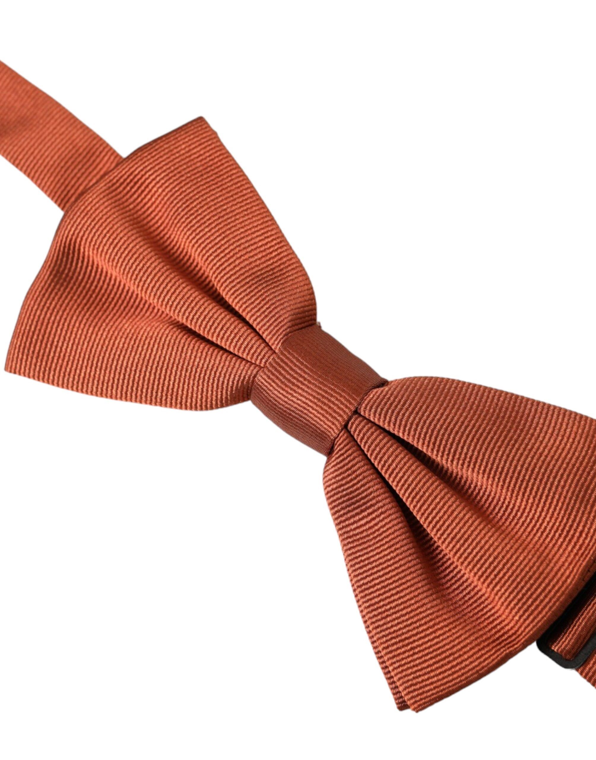 Silk Adjustable Neck Men Bow Men's Tie - Dolce & Gabbana - Modalova