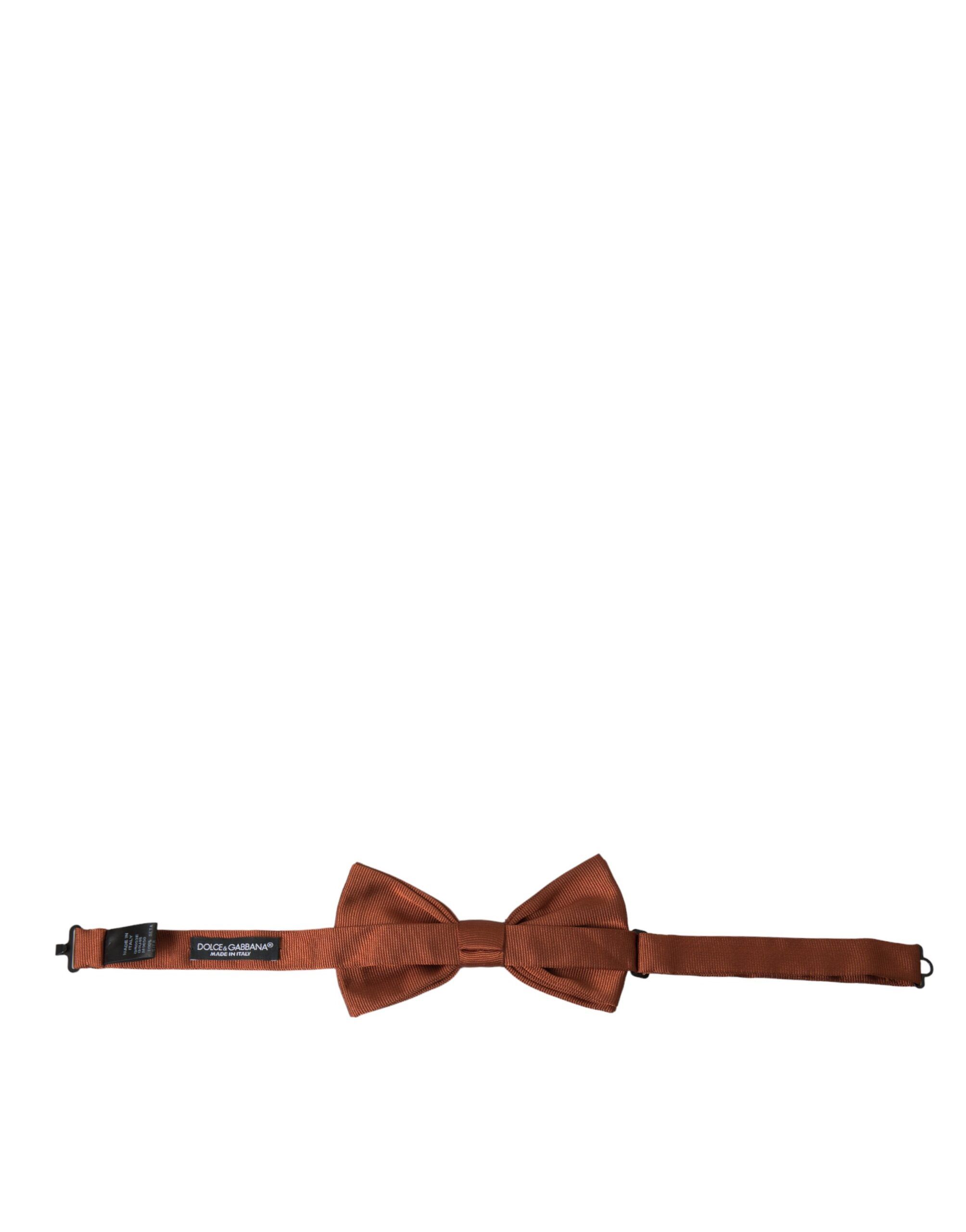 Silk Adjustable Neck Men Bow Men's Tie - Dolce & Gabbana - Modalova