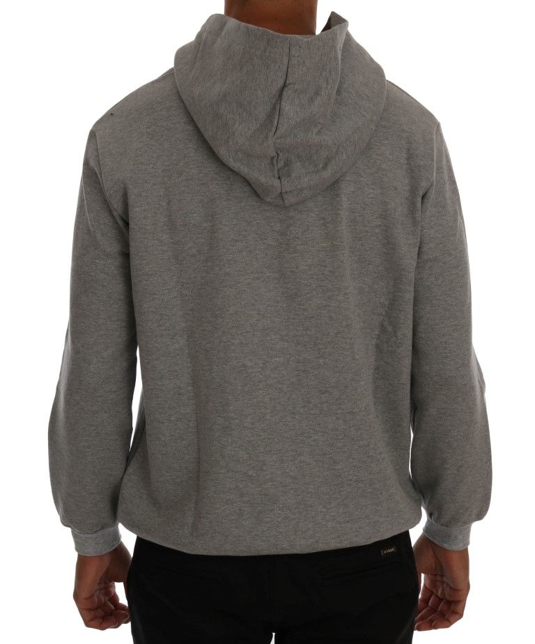 Pullover Hodded Cotton Men's Sweater - Daniele Alessandrini - Modalova