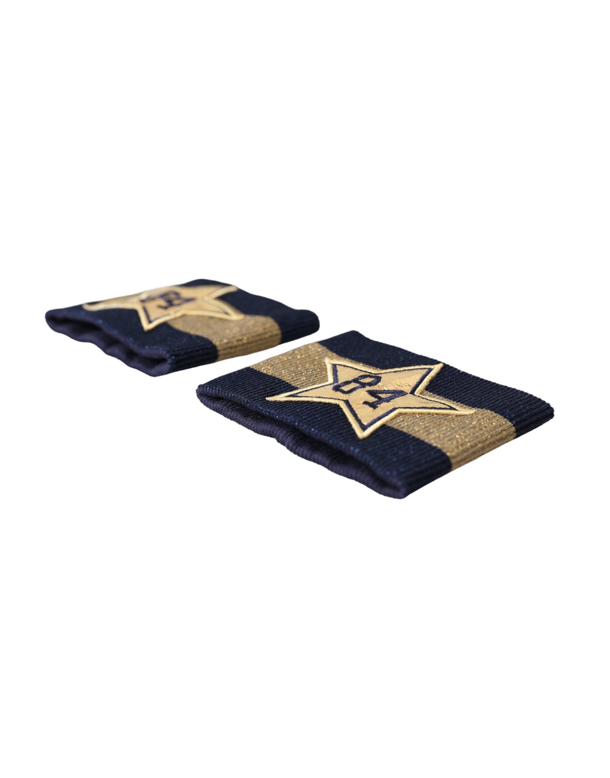 Black Gold Logo Star 84 Viscose Men's Wristband - Dolce & Gabbana - Modalova