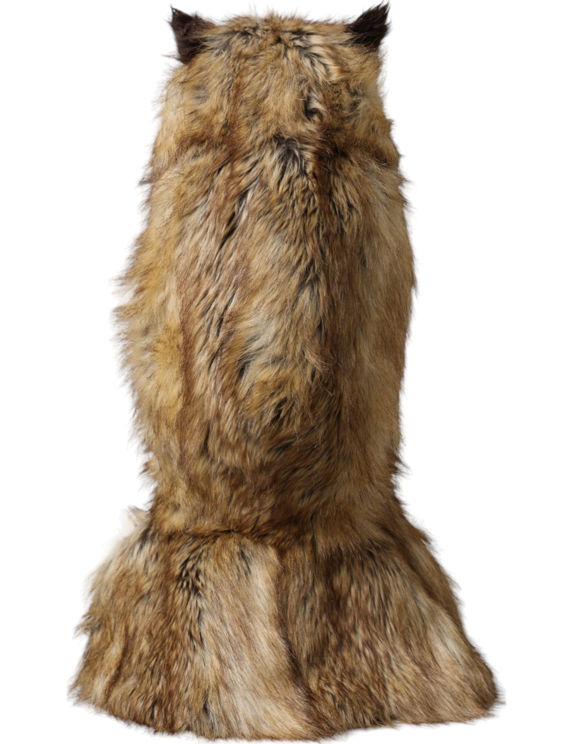Owl Faux Fur Whole Head Cap Women's Hat - Dolce & Gabbana - Modalova