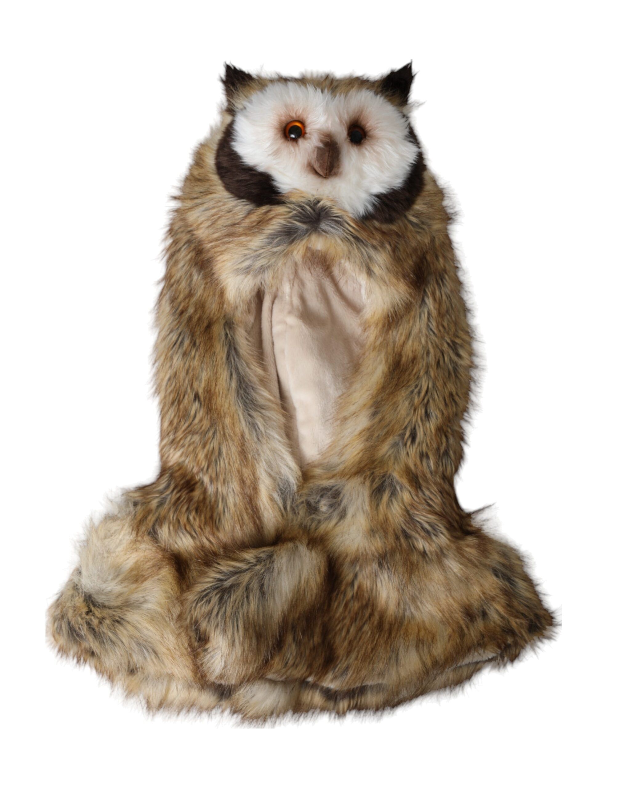 Owl Faux Fur Whole Head Cap Women's Hat - Dolce & Gabbana - Modalova