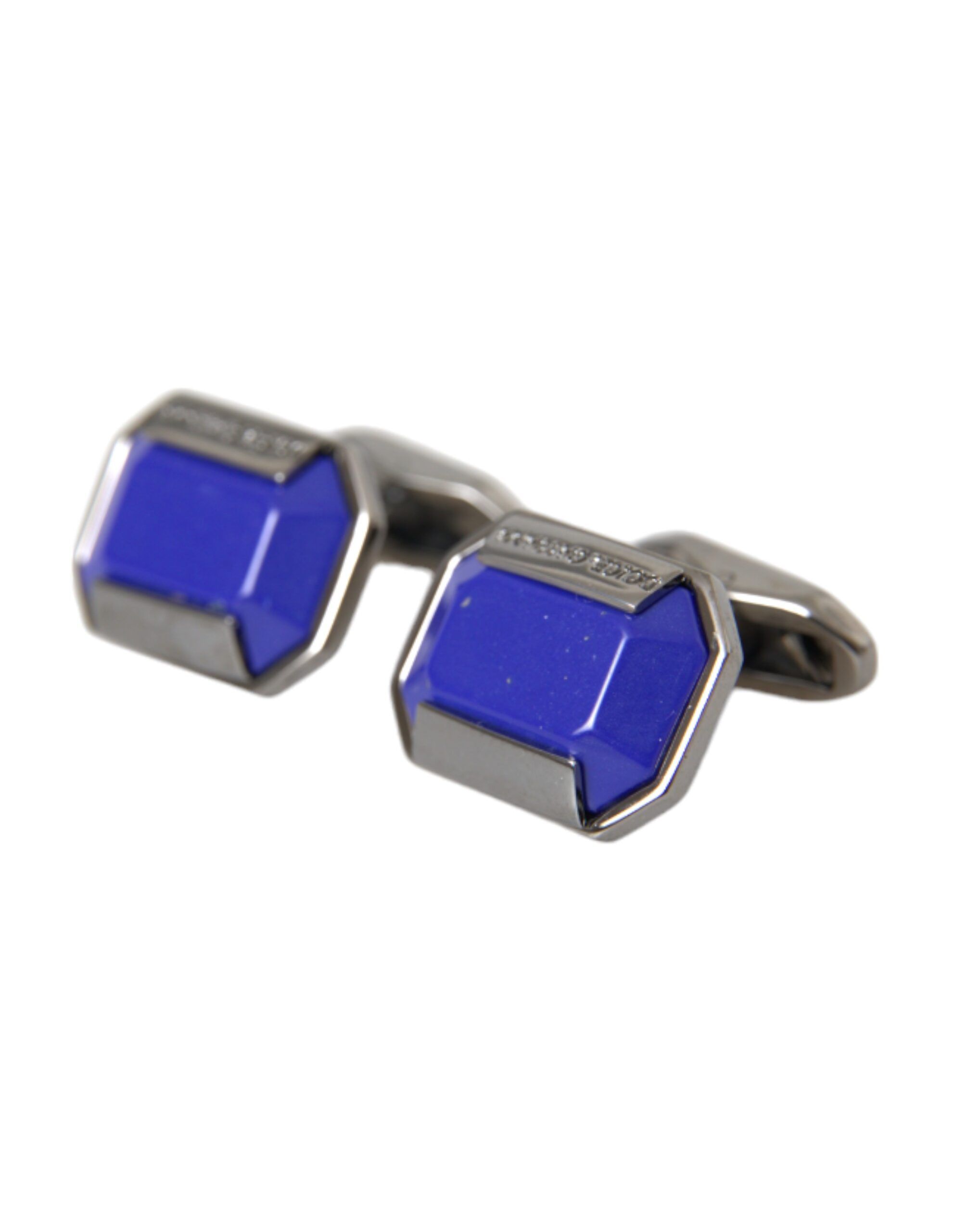 Plated Brass Pin Crystal Men's Cufflinks - Dolce & Gabbana - Modalova