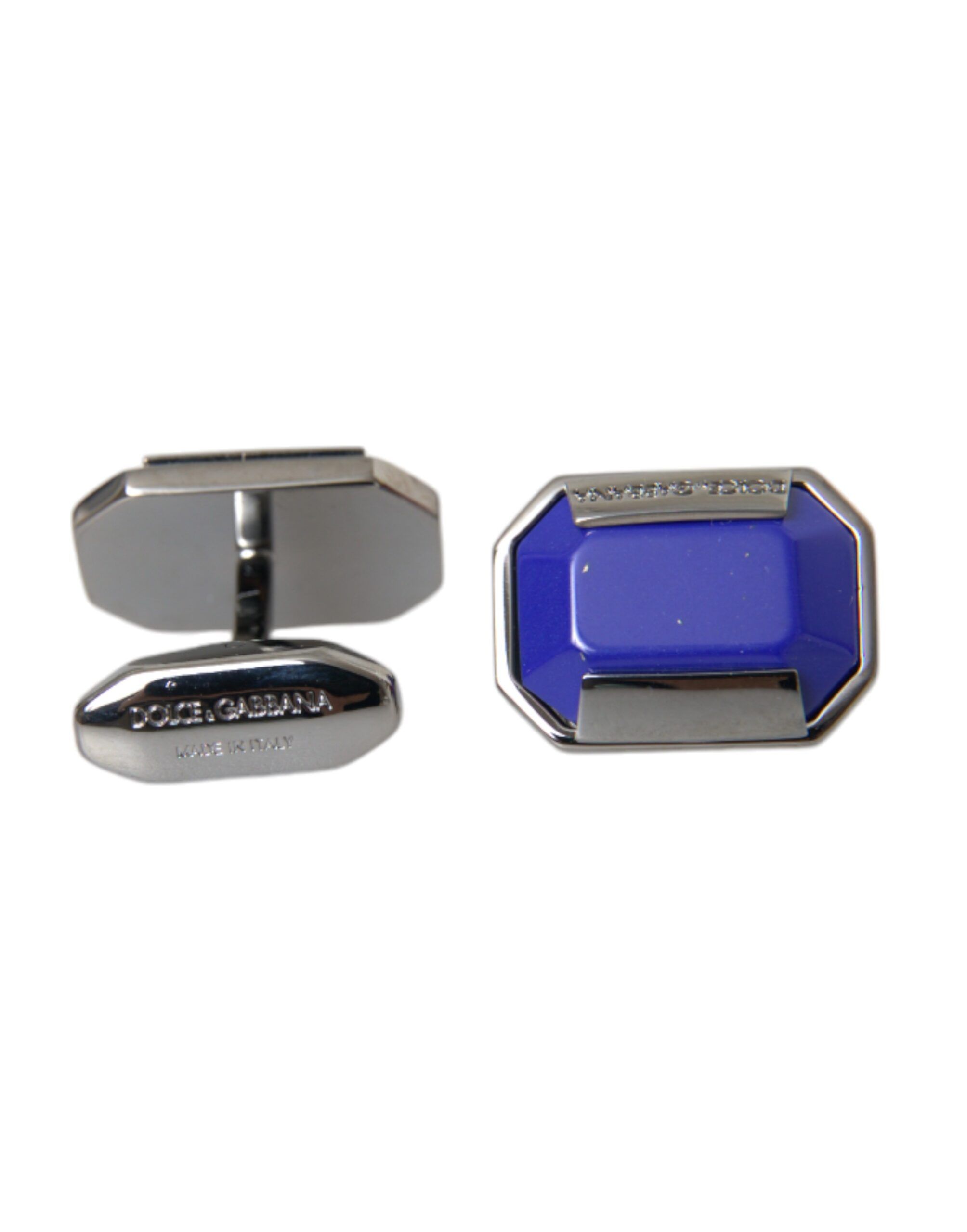 Plated Brass Pin Crystal Men's Cufflinks - Dolce & Gabbana - Modalova