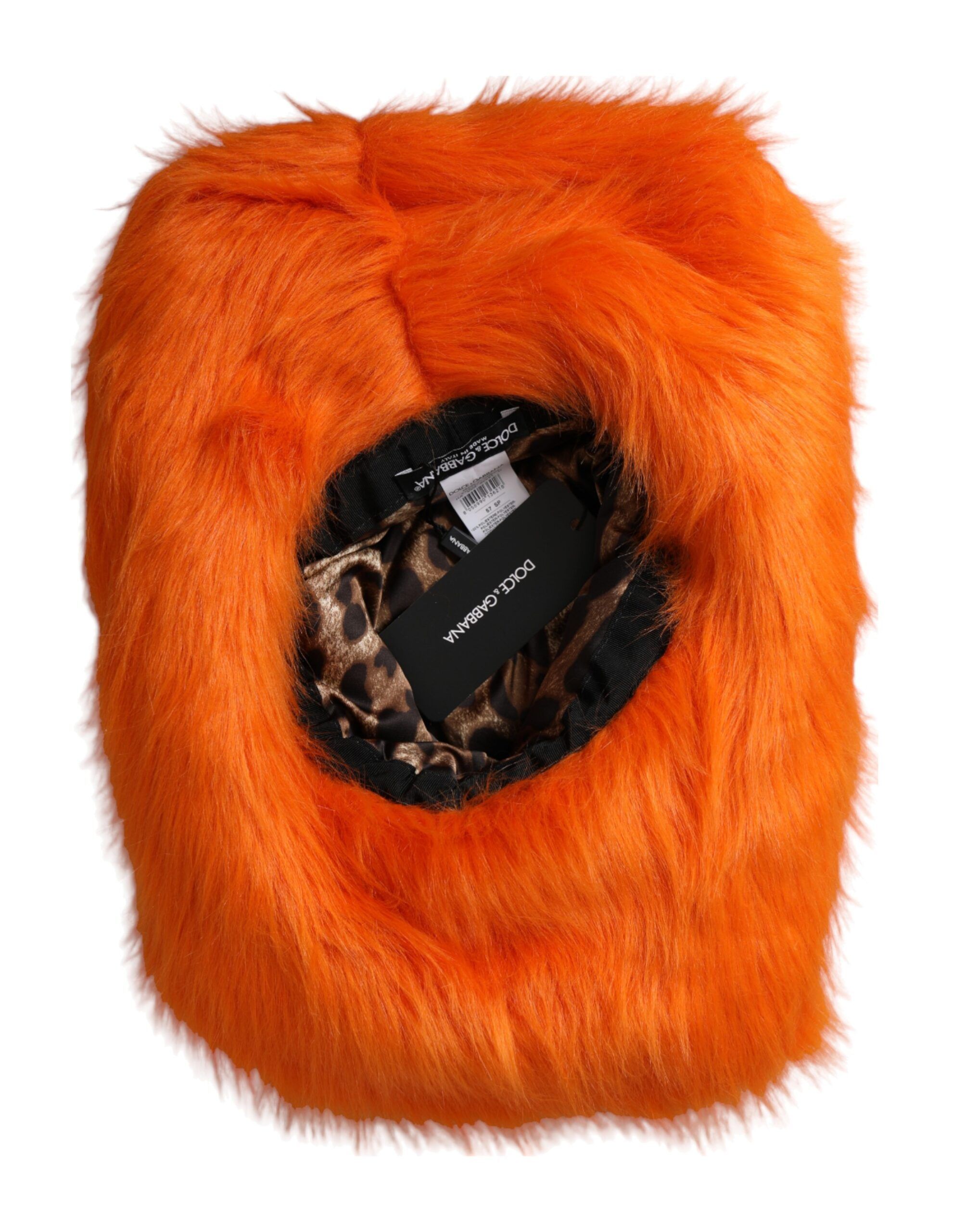 Faux Fur Polyester Fedora Women's Hat - Dolce & Gabbana - Modalova