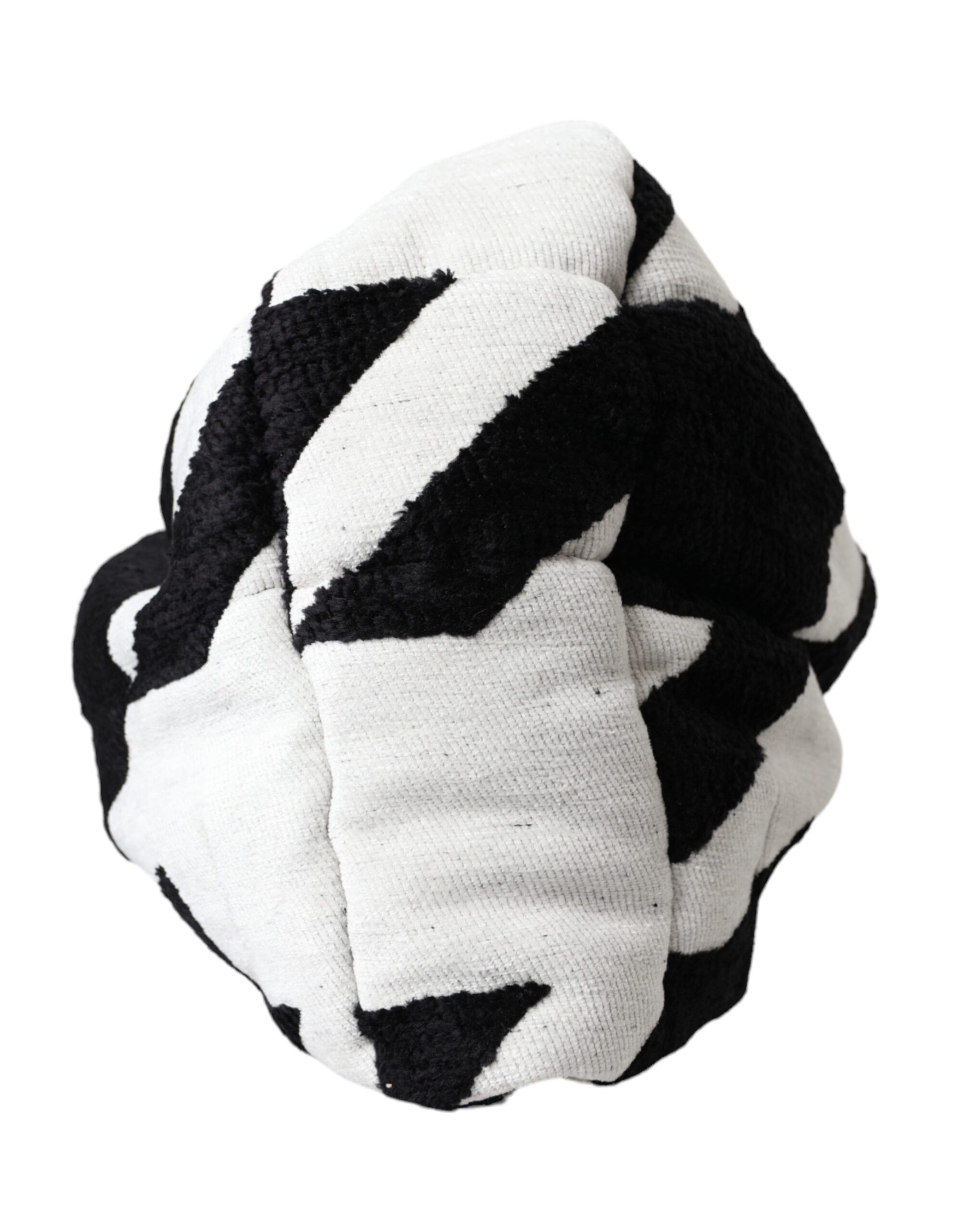 Black White Wool Whole Head Wrap Women's Hat (Pre-Owned) - Dolce & Gabbana - Modalova
