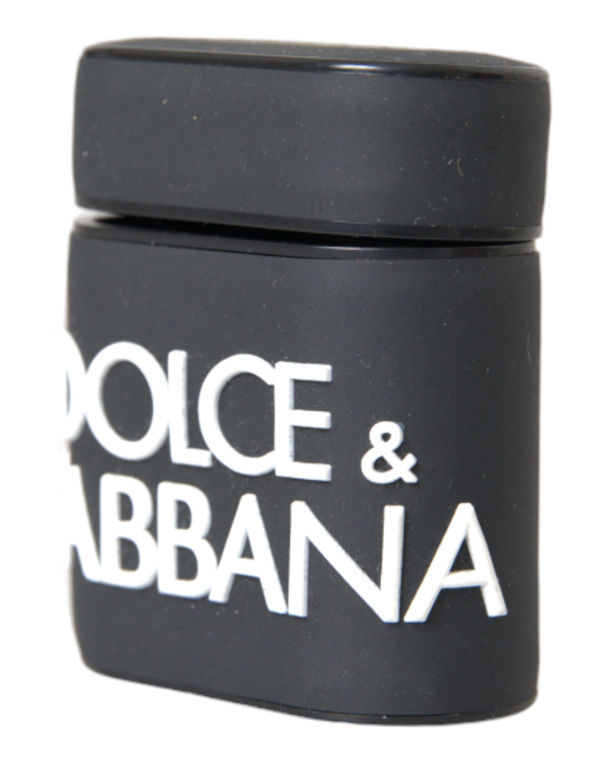 White Silicone Embossed Logo Airpods Women's Case - Dolce & Gabbana - Modalova