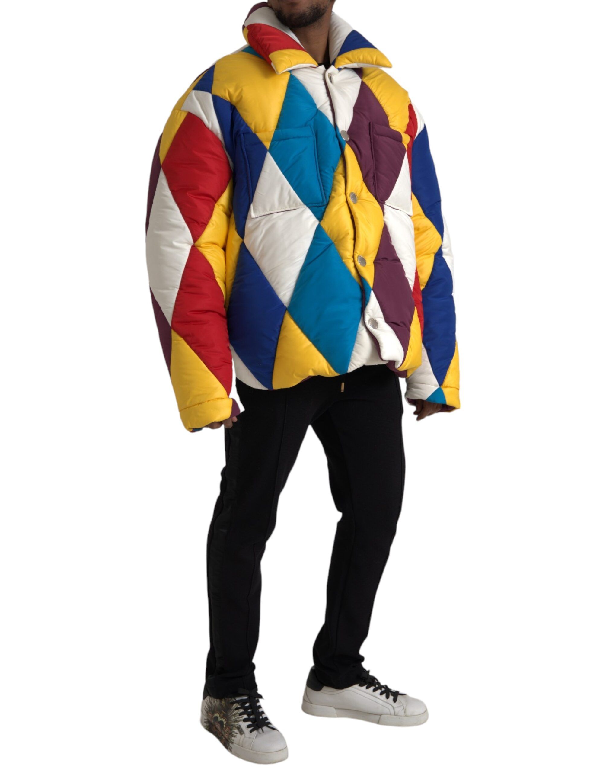 Windbreaker Puffer Jacket Men's Men - Dolce & Gabbana - Modalova