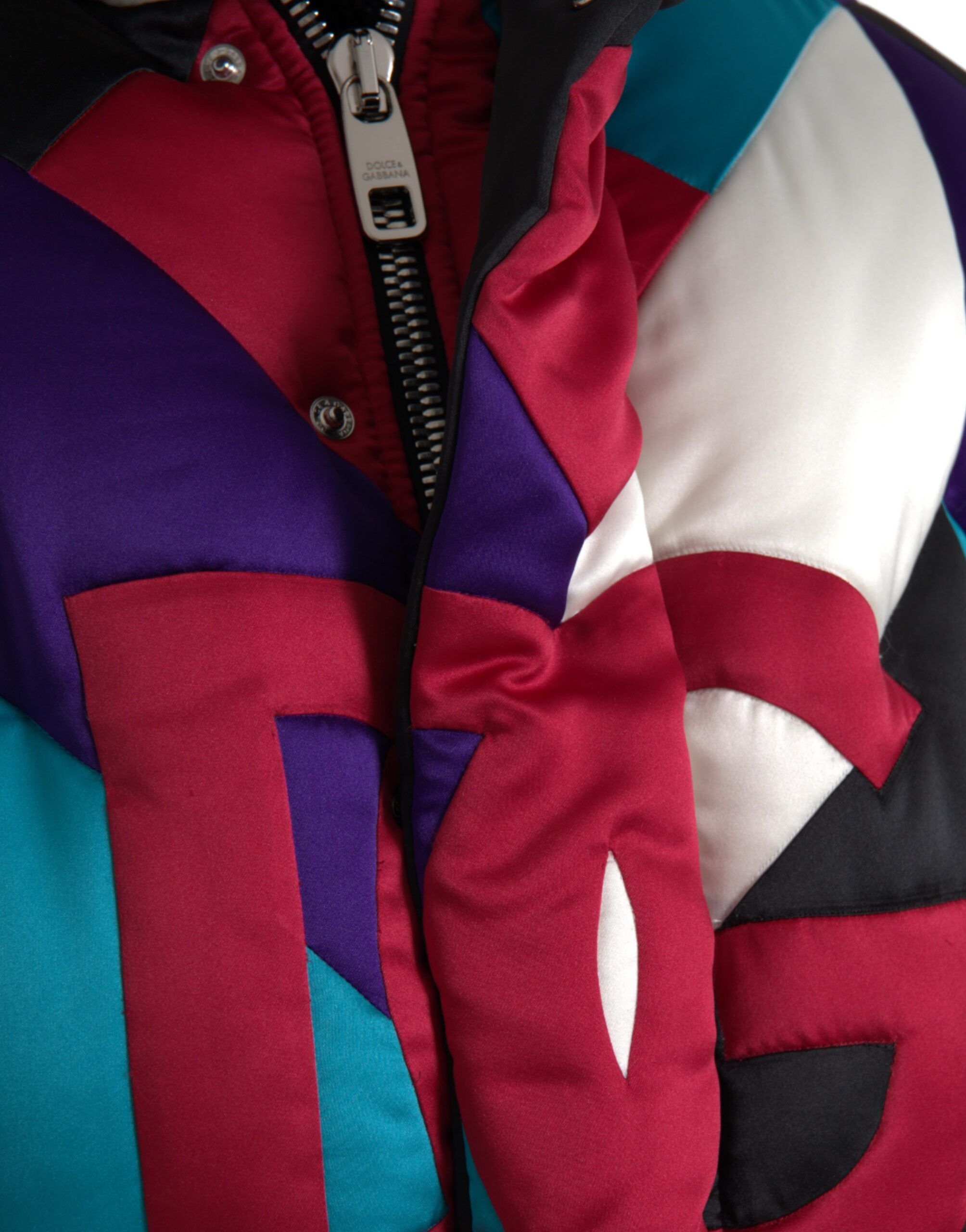 Logo Windbreaker Puffer Men's Jacket - Dolce & Gabbana - Modalova