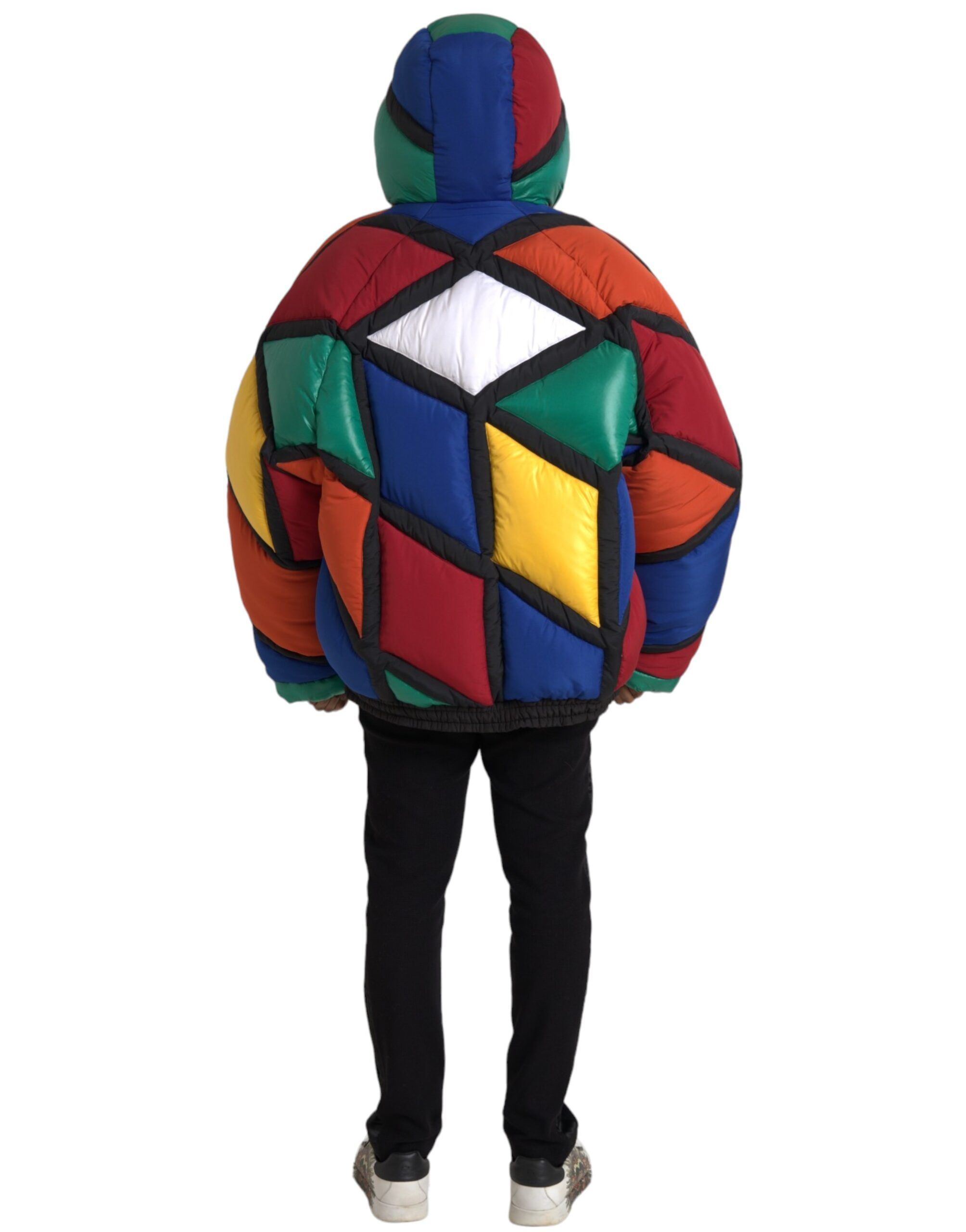 Quilted Hooded Puffer Men's Jacket - Dolce & Gabbana - Modalova