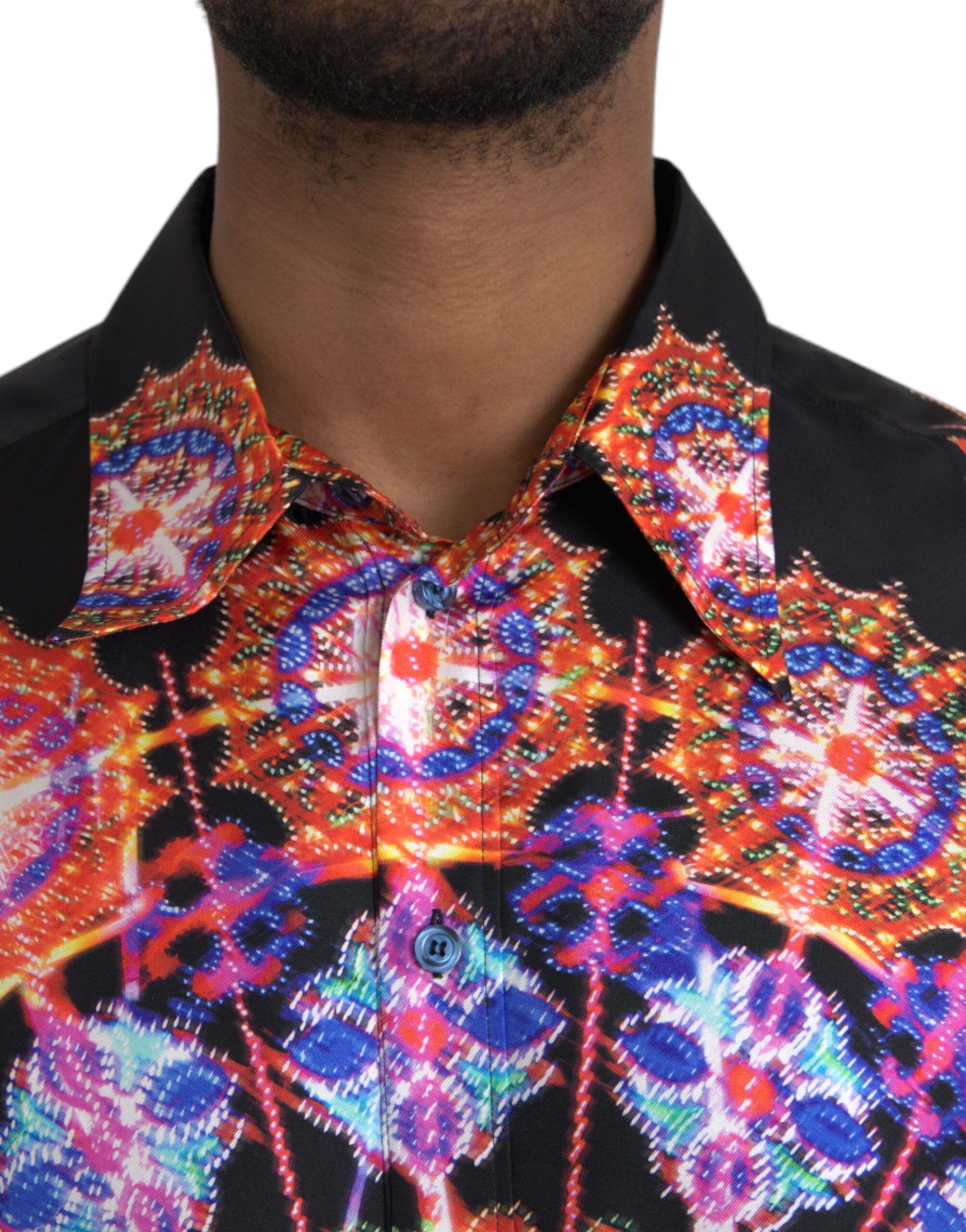 Luminarie Silk Men Casual Men's Shirt - Dolce & Gabbana - Modalova