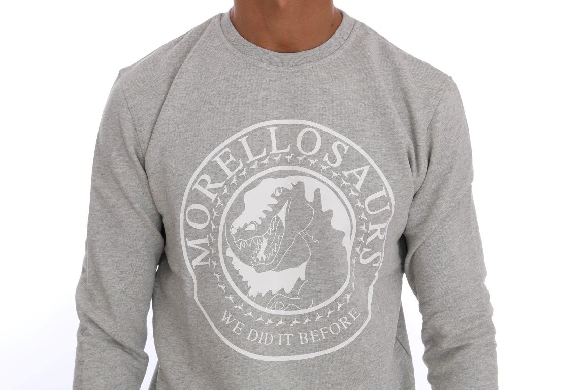 Cotton Crewneck Pullover Men's Sweater - Frankie Morello - Modalova