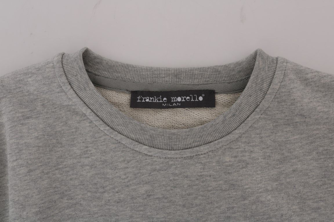 Cotton Crewneck Pullover Men's Sweater - Frankie Morello - Modalova